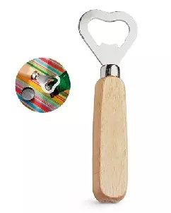 Abridor de Garrafa de Madeira Personalizado