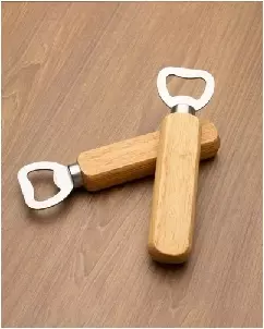 Abridor de Garrafa em Madeira Personalizado