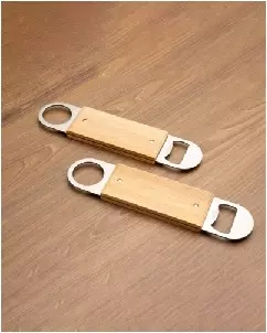 Abridor de Garrafa Madeira Para Brindes