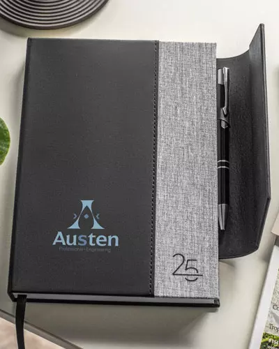 Agenda A5 em PU Reciclado Personalizada