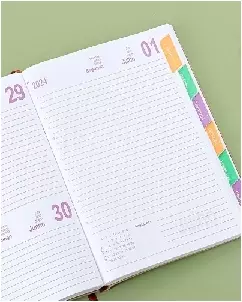 Agenda Couro Sintetico 2024 Personalizado