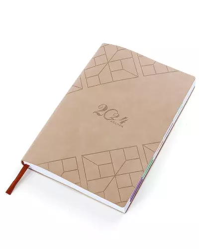 Agenda Couro Sintetico 2024 Personalizado