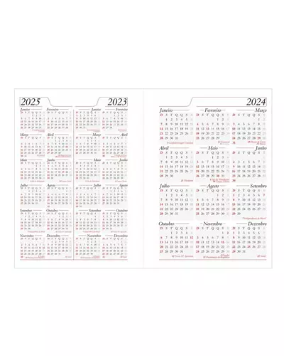 Agenda Diaria 2024 Personalizada para Brindes