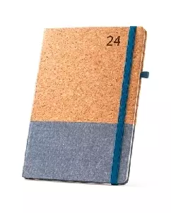 Agenda em Cortiça e Linho Personalizada para Brindes