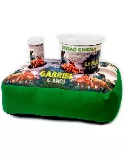 Almofada Porta Pipoca Personalizada