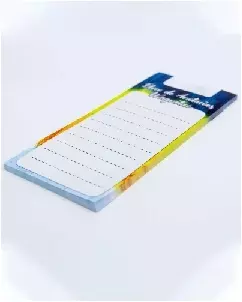 Bloco de anotações com Imã para Geladeira Personalizado