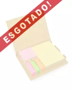 BLOCO DE ANOTAÇÕES EM PAPEL RECICLADO