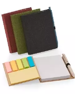 Bloco Ecológico de Anotações com Post It