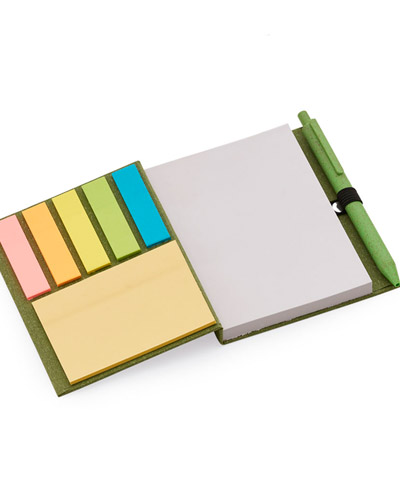 Bloco Ecológico de Anotações com Post It