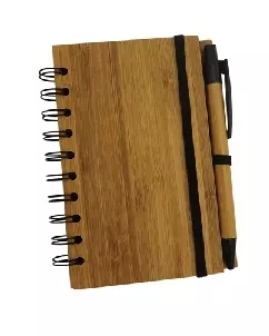 BLOCO PERSONALIZADO ECOLÓGICO COM CAPA DE BAMBU