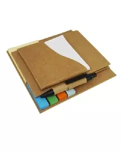 BLOCO PROMOCIONAL COM CANETA E POST IT