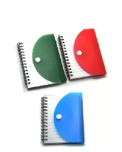 BLOCO PROMOCIONAL COM CAPA DE PLÁSTICO