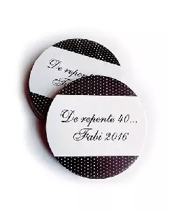 Bolacha Porta Copos Personalizada