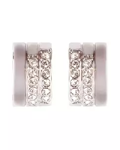 Brincos Swarovski Crystal Pavé