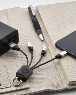 Cabo USB de carregamento rápido 3 em 1 Personalizado