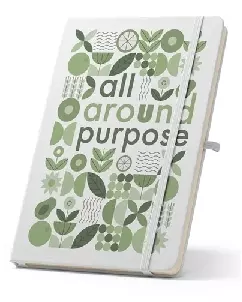 Caderno A5 Capa Dura Reciclado Personalizado