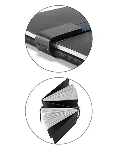 Caderno com Capa de Couro Sintetico Personalizado