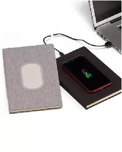 Caderno com Carregador Power Bank Personalizado