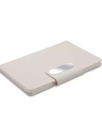 Caderno com Placa de Metal 