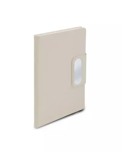 Caderno com Placa de Metal 