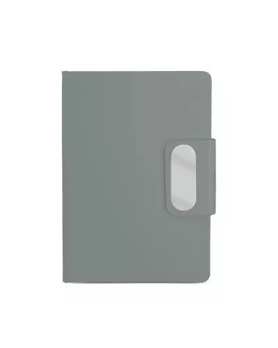 Caderno com Placa de Metal 