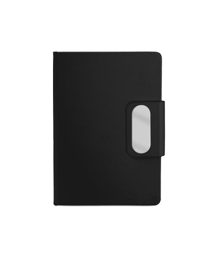 Caderno com Placa de Metal 