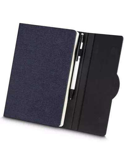 Caderno de Anotacoes em Tecido Personalizado