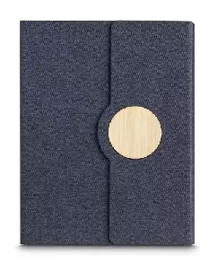 Caderno de Anotacoes em Tecido Personalizado