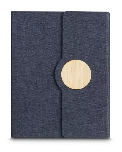 Caderno de Anotacoes em Tecido Personalizado