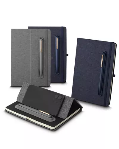 Caderno de Anotacoes em Tecido Personalizado