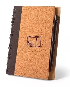 Caderno em Cortica Personalizado Para Brindes