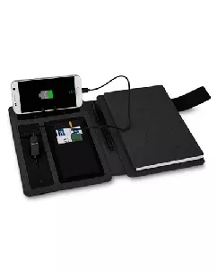 Caderno Executivo com Powerbank Personalizado