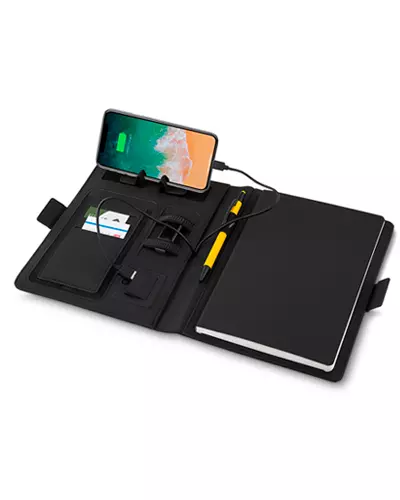Caderno Personalizado com Powerbank