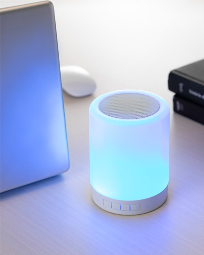 Caixa de Som Multimidia com Luminaria Personalizada