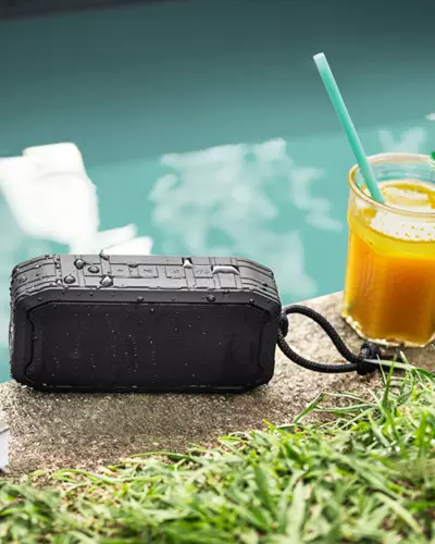 Caixa de som Portatil com Microfone Personalizada