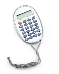 CALCULADORA COM CORDÃO PERSONALIZADA
