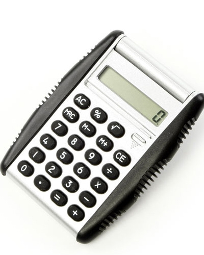 CALCULADORA COM DETALHES EM BORRACHA