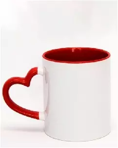 Caneca Alca de Coração Personalizada