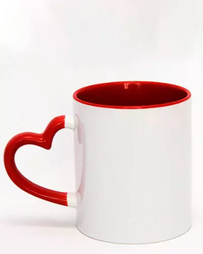 Caneca Alca de Coração Personalizada