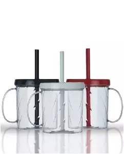 Caneca com Canudo Personalizado