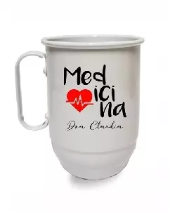 Caneca de ALuminio 500ml Personalizada para Brindes