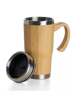 Caneca de Bambu Personalizada