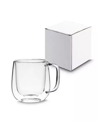 Caneca de Vidro Para Brindes Personalizada