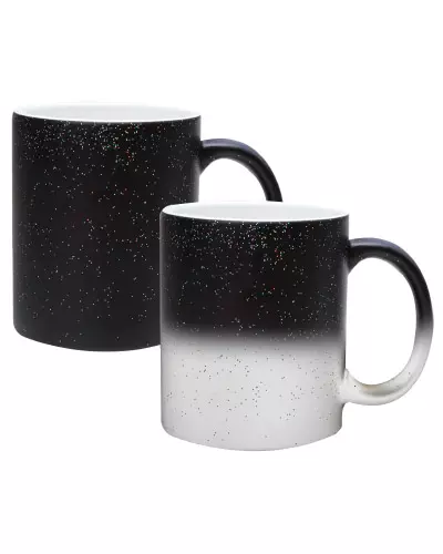 Caneca Magica De Glitter Personalizada