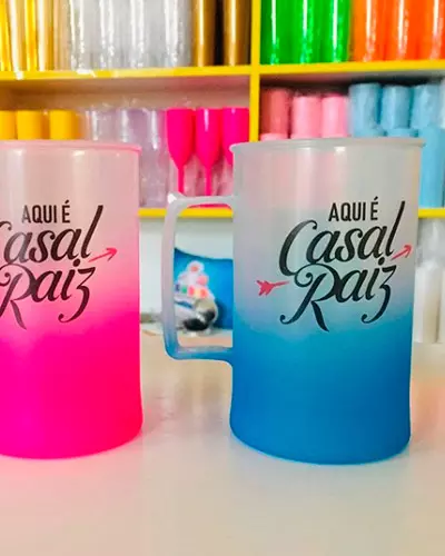 Canecas Jateadas Personalizadas