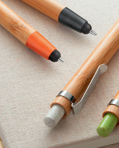 Caneta Bambu Personalizada Para Brindes