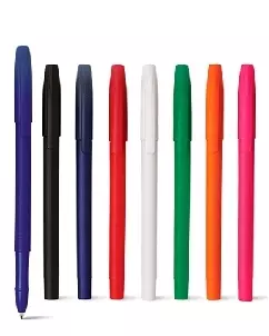 Caneta Colorida com Tampa Personalizada