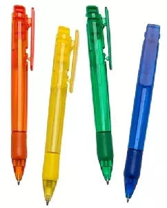 Caneta Colorida de Plástico Personalizada