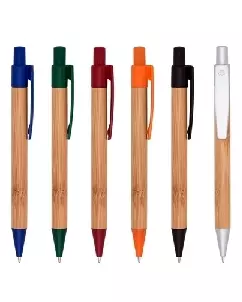 CANETA ECOLÓGICA PERSONALIZADA BAMBU