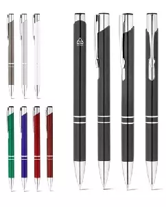 Caneta Esferografica em aluminio Personalizada